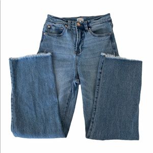 High waisted straight cut/flare jeans BNWOT